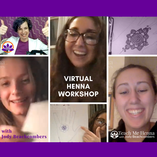 Virtual Workshop with Henna Art